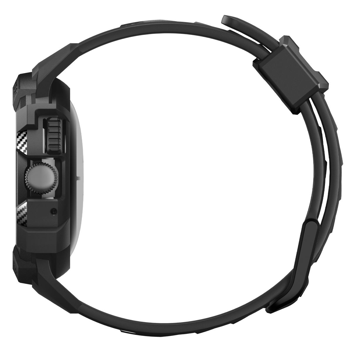 Spigen Rugged Armor Pro, black - Google Pixel Watch/Watch 2 (6)