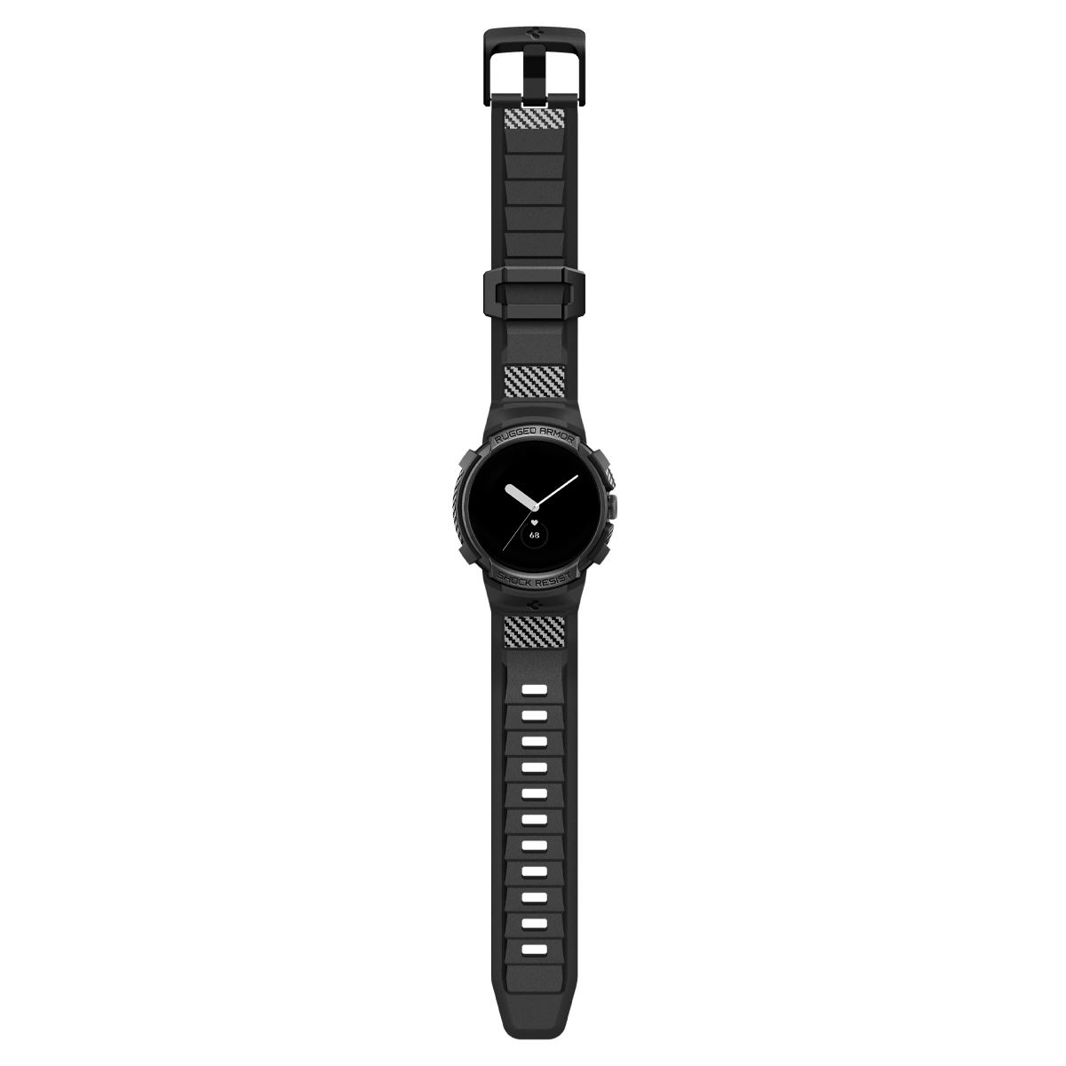 Spigen Rugged Armor Pro, black - Google Pixel Watch/Watch 2 (8)