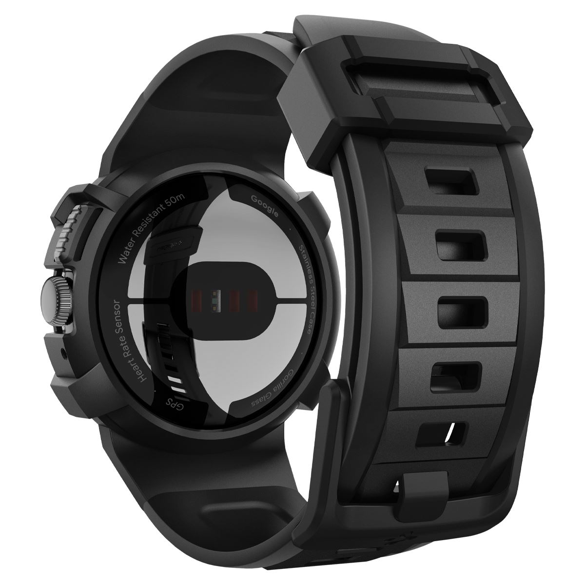 Spigen Rugged Armor Pro, black - Google Pixel Watch/Watch 2 (9)
