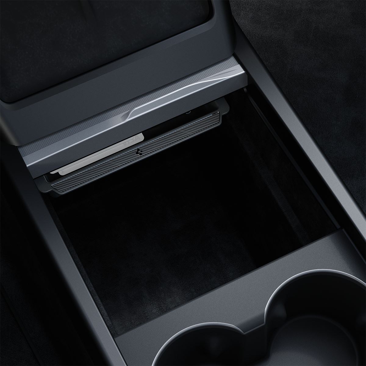 Spigen Tesla Sliding Console Organizer (Bottom), black - Tesla Model 3 2024 (5)