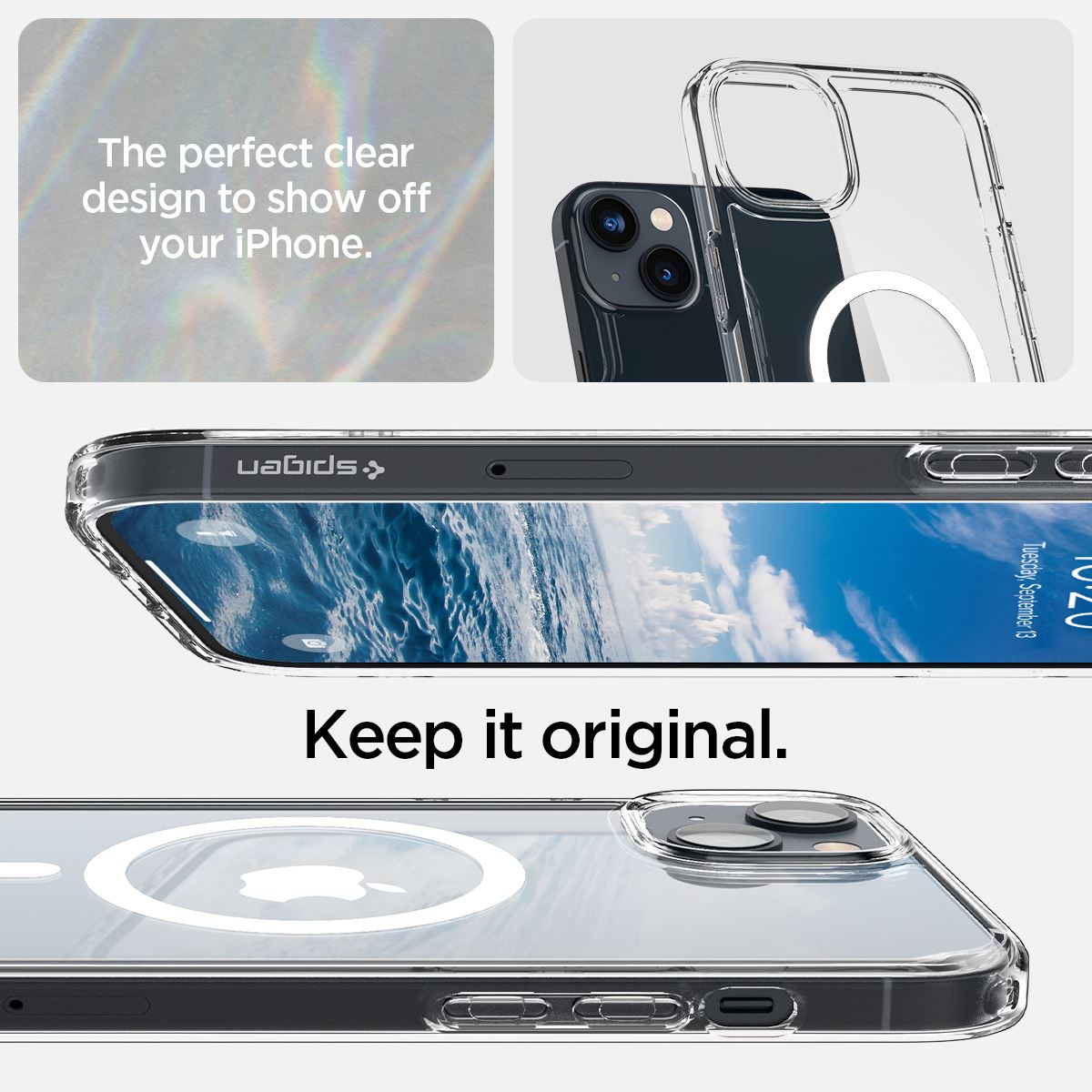 Spigen Crystal Hybrid MagSafe, white - iPhone 14 Plus (10)