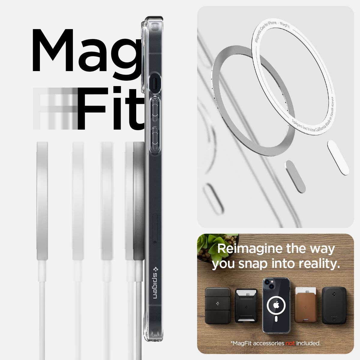 Spigen Crystal Hybrid MagSafe, white - iPhone 14 Plus (13)