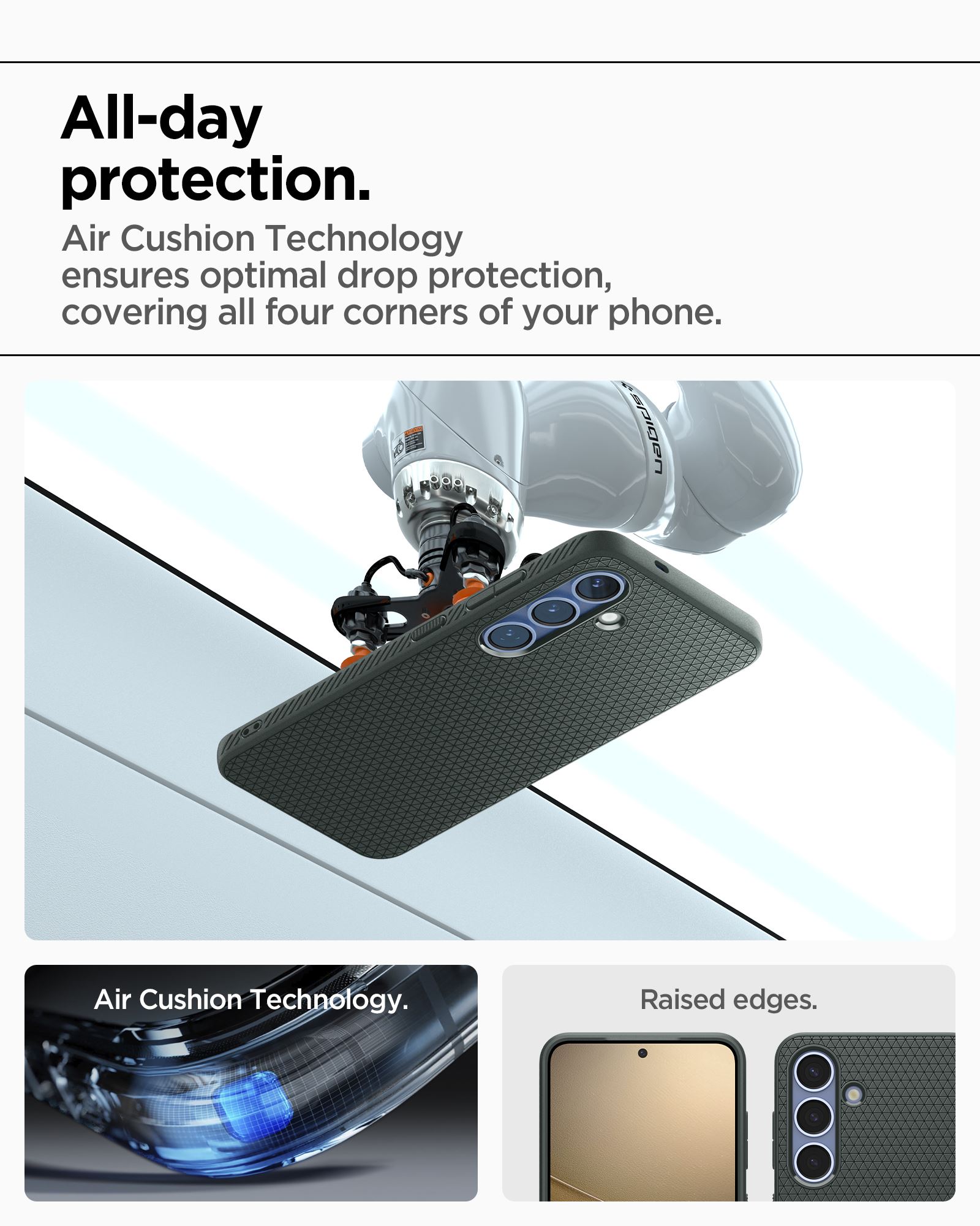 Spigen Liquid Air, abyss green - Samsung Galaxy S25 (16)
