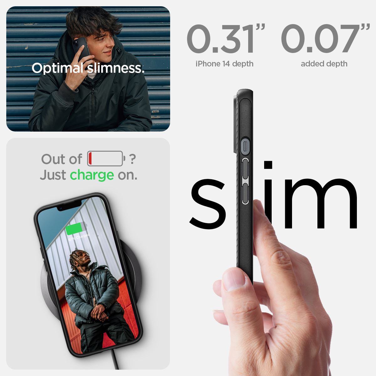 Spigen Mag Armor MagSafe, matte black - iPhone 14 (16)