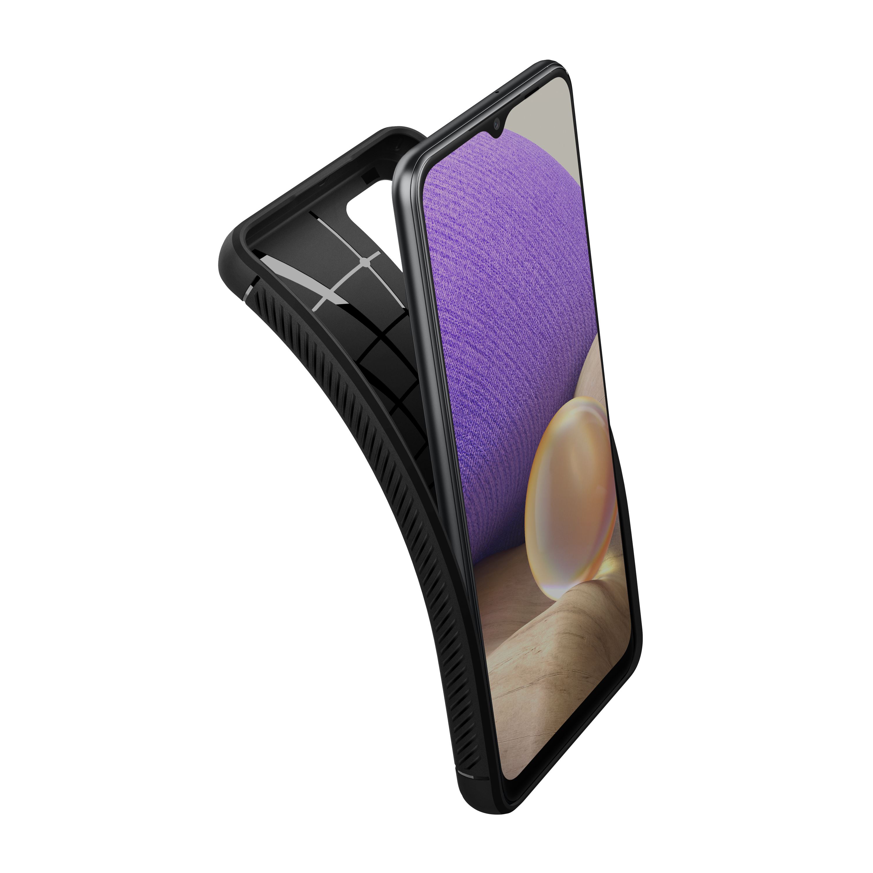 Spigen Rugged Armor, black - Galaxy A32 5G (2)