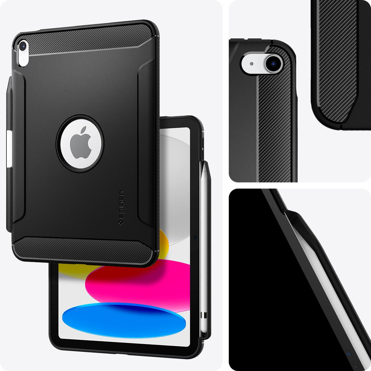 Spigen Rugged Armor, black - iPad 10.9" 2022/11" 2025 (11)