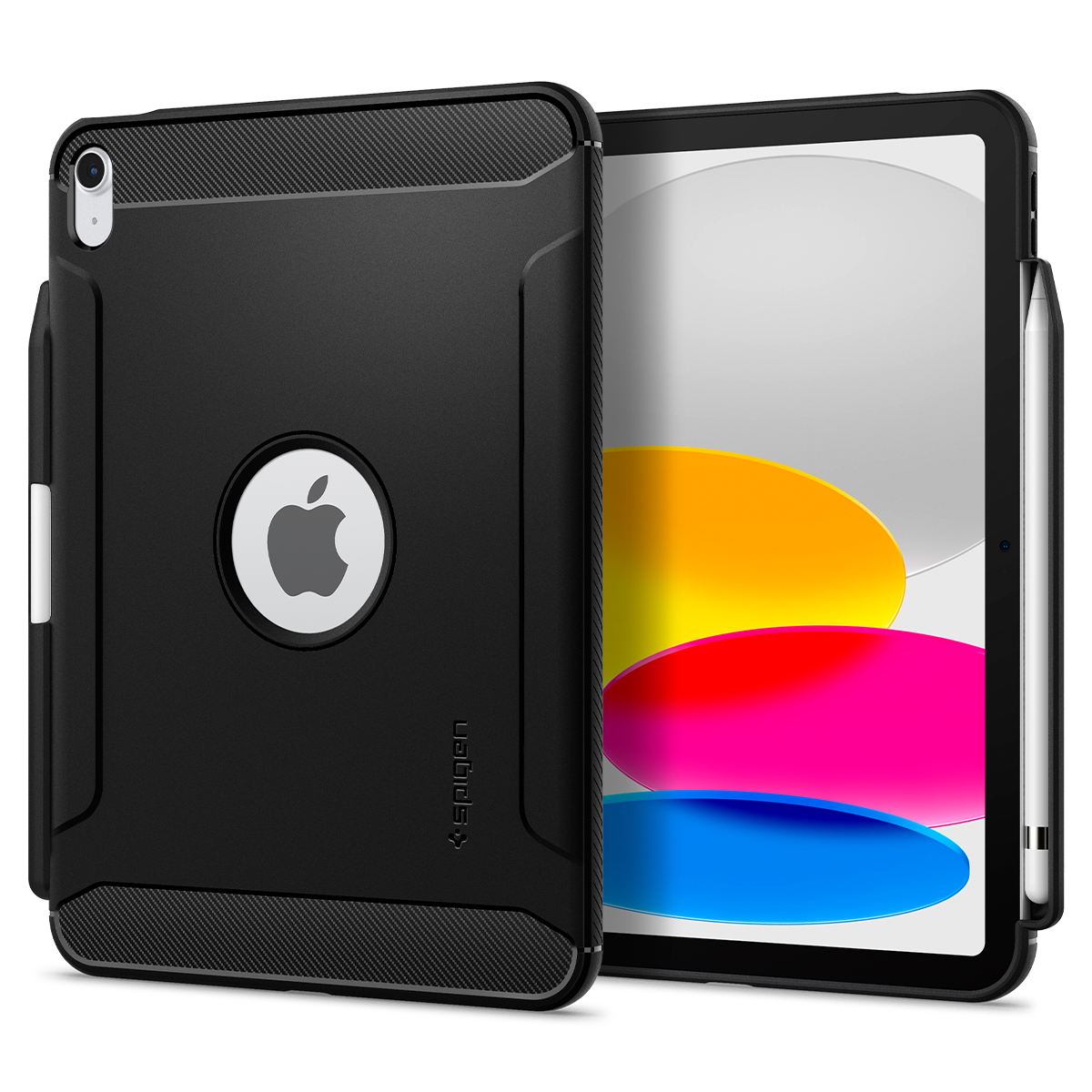 Spigen Rugged Armor, black - iPad 10.9 2022/11 2025
