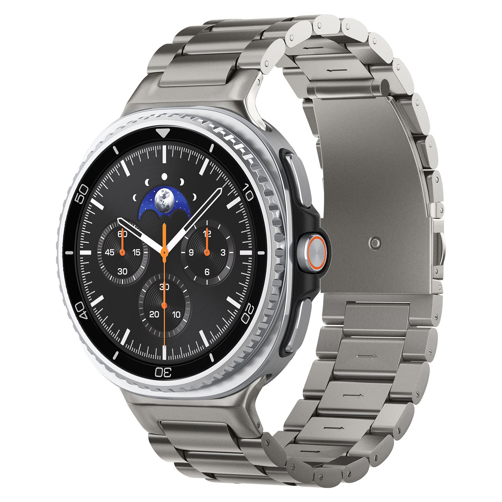 Spigen Modern Fit Titanium, natural titanium - Samsung Galaxy Watch 8 (40/44/46mm)