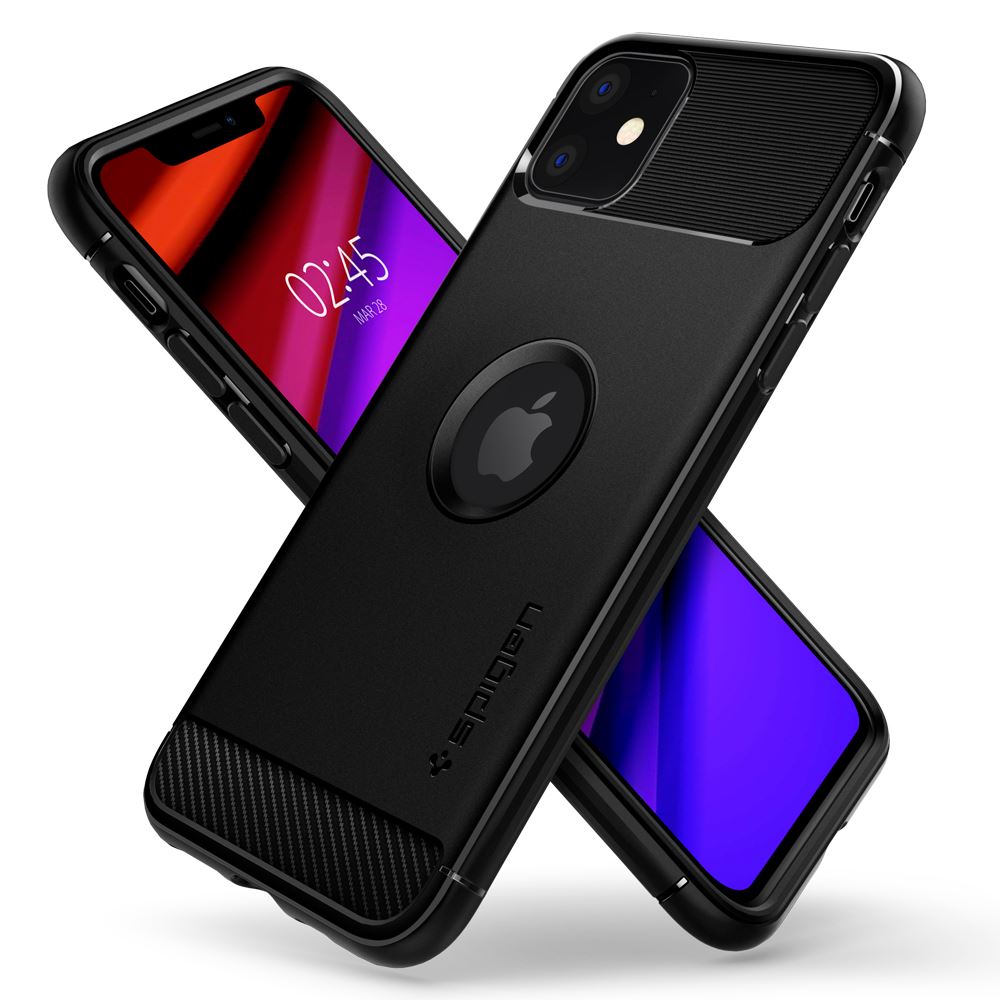 Spigen Rugged Armor, black - iPhone 11 (4)