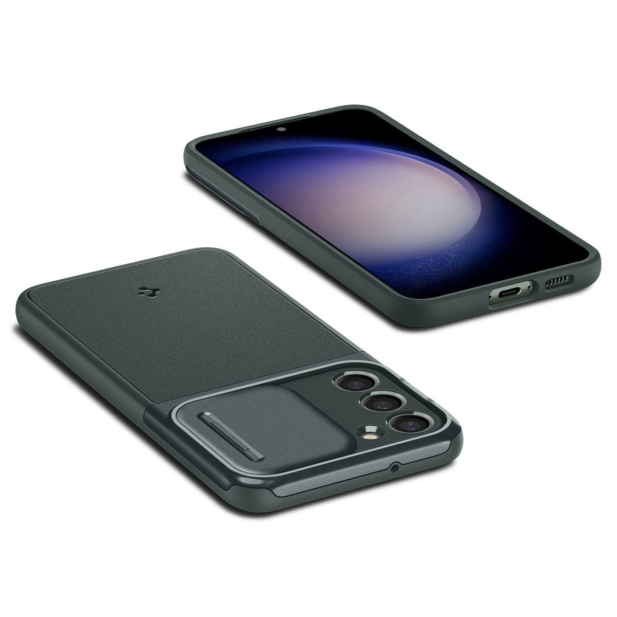 Spigen Optik Armor, abyss green - Samsung Galaxy S23 (10)