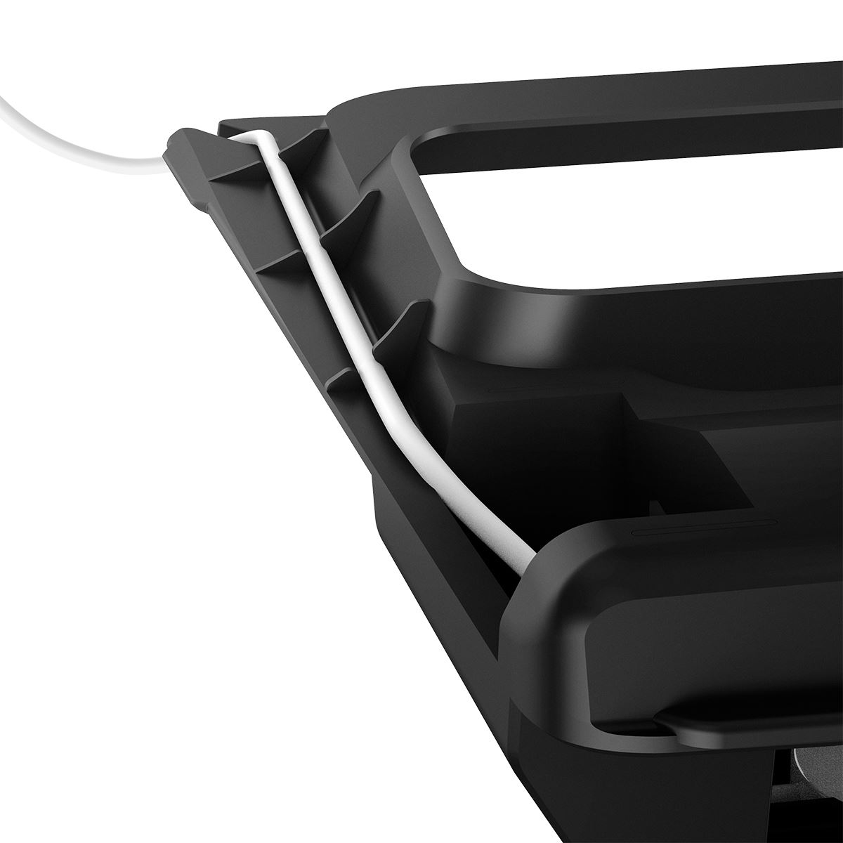 Spigen Tesla 3 in 1 Wireless Charging Hub Mount, black - Tesla Model 3 2024 (10)
