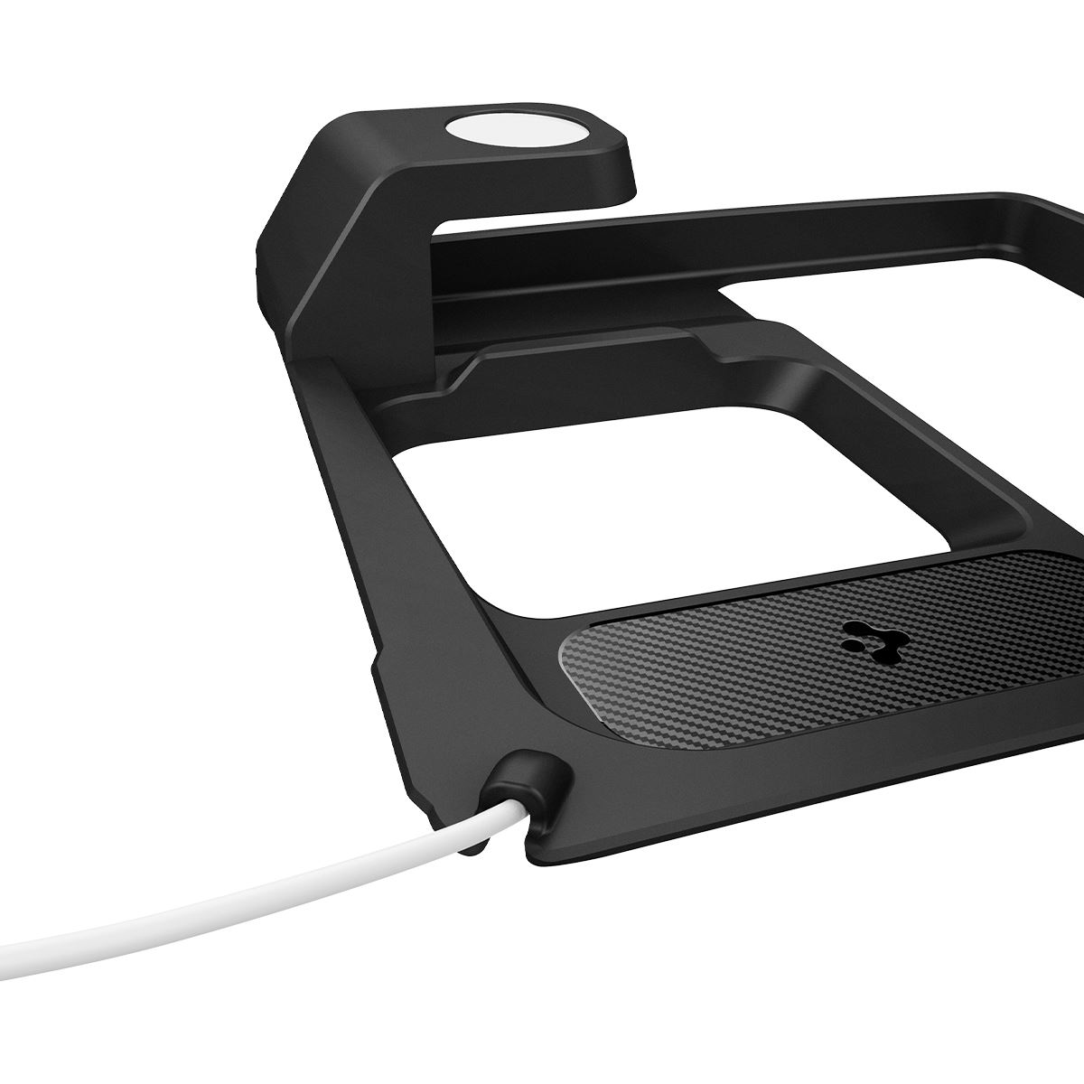 Spigen Tesla 3 in 1 Wireless Charging Hub Mount, black - Tesla Model 3 2024 (11)