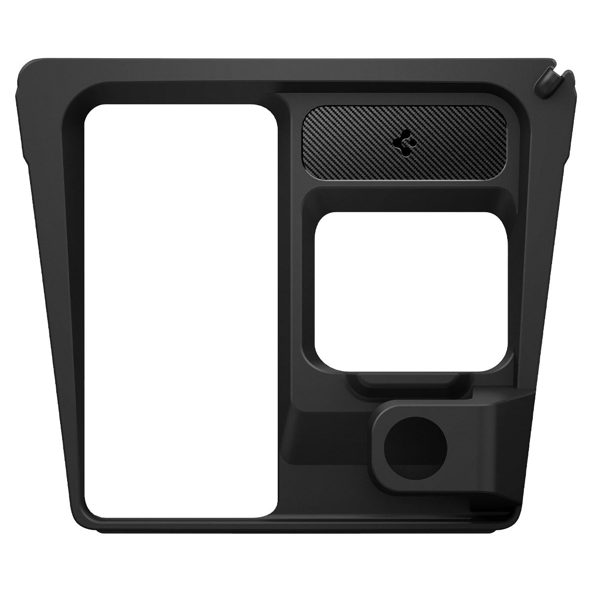 Spigen Tesla 3 in 1 Wireless Charging Hub Mount, black - Tesla Model 3 2024 (2)