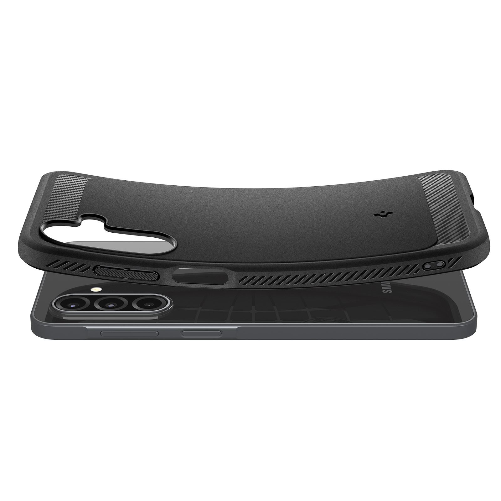 Spigen Rugged Armor, matte black - Samsung Galaxy A17/ A17 5G (9)