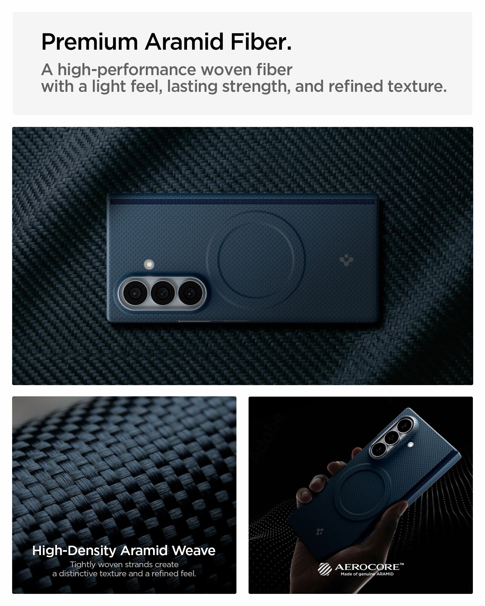 Spigen Air Skin Aramid MagSafe, navy - Samsung Galaxy Z Fold8 Ultra (17)
