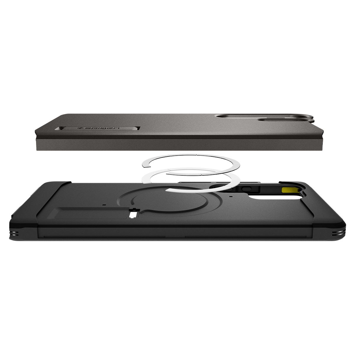 Spigen Tough Armor MagSafe, gunmetal - Samsung Galaxy S25 Ultra (11)