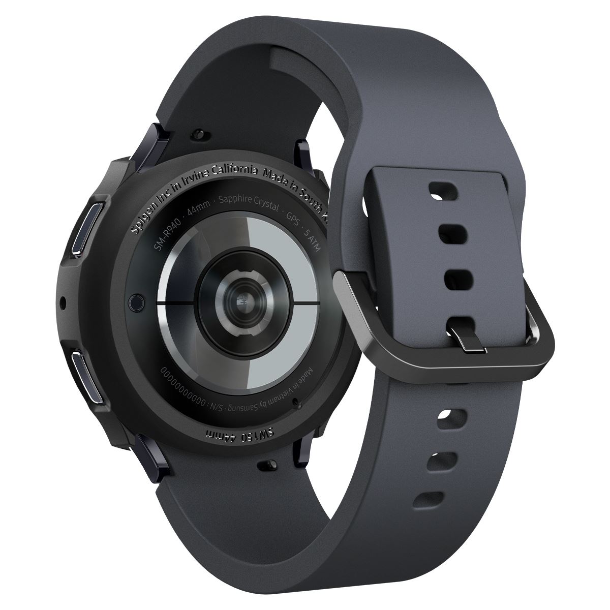 Spigen Liquid Air, matte black - Samsung Galaxy Watch6 44mm (5)
