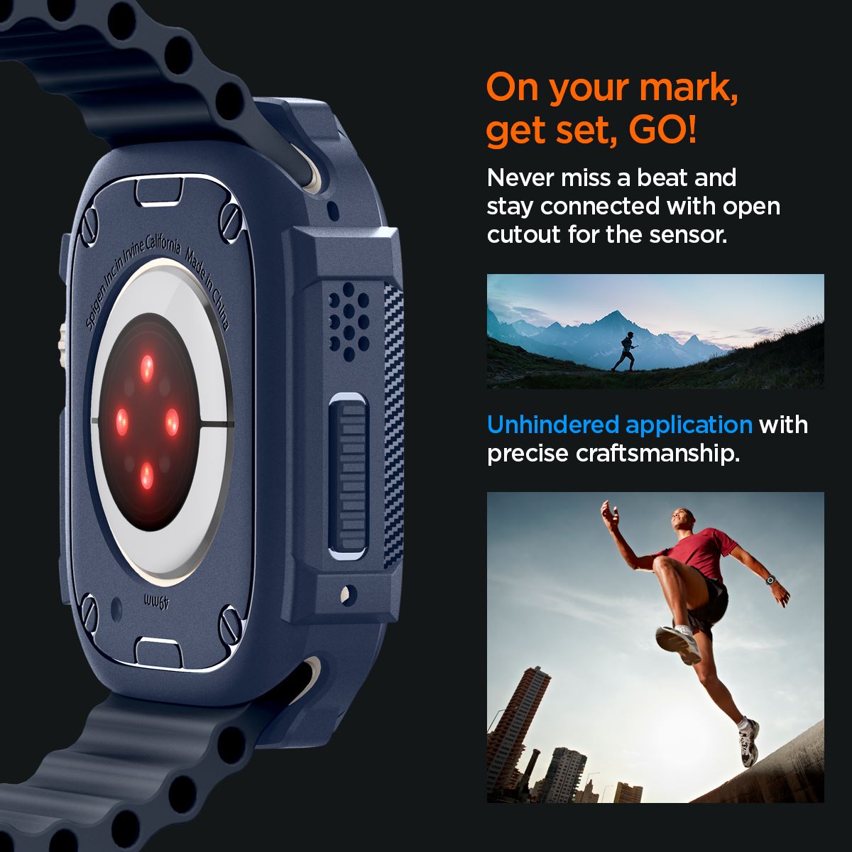 Spigen Rugged Armor, navy blue - Apple Watch Ultra 3/2/1 (13)