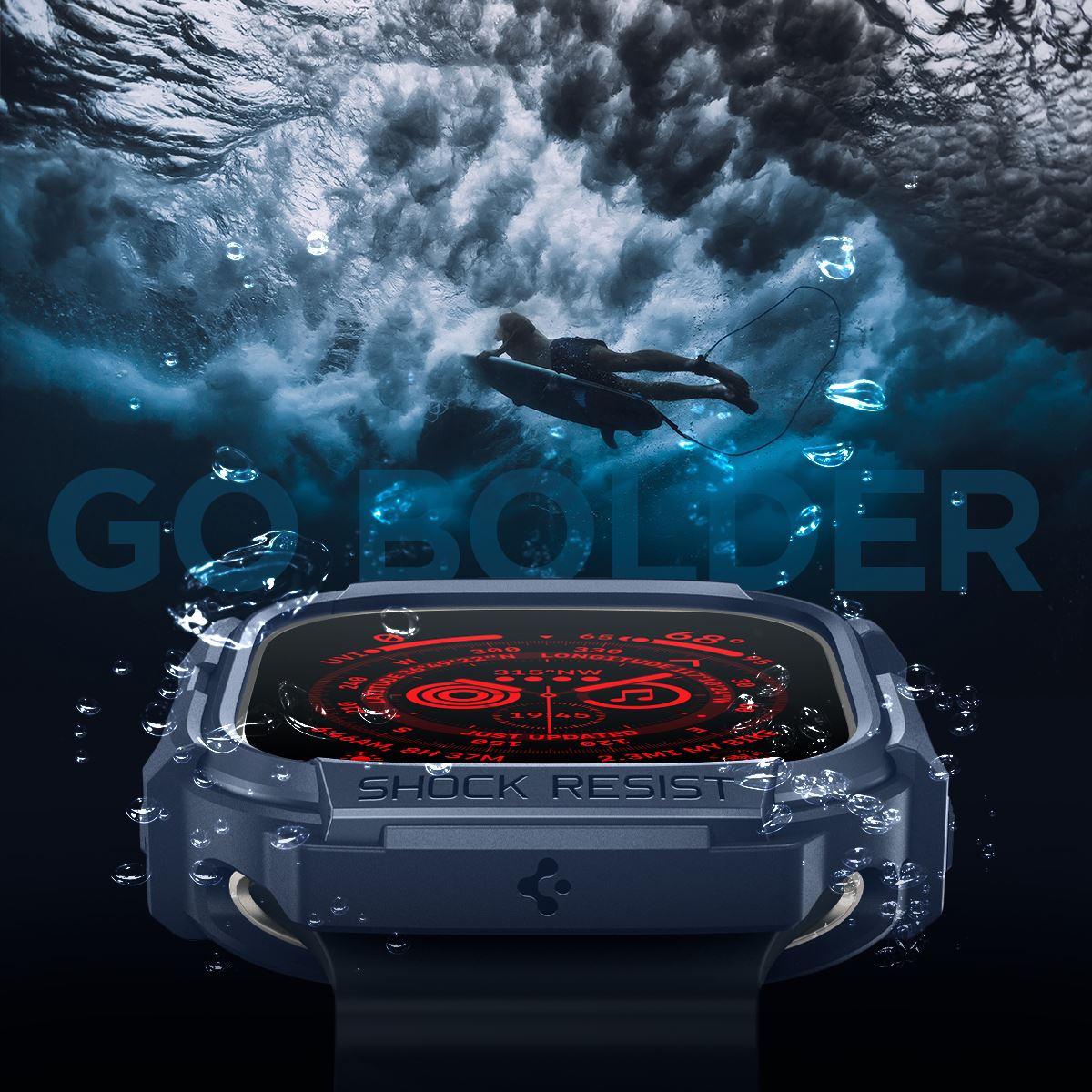 Spigen Rugged Armor, navy blue - Apple Watch Ultra 3/2/1 (17)