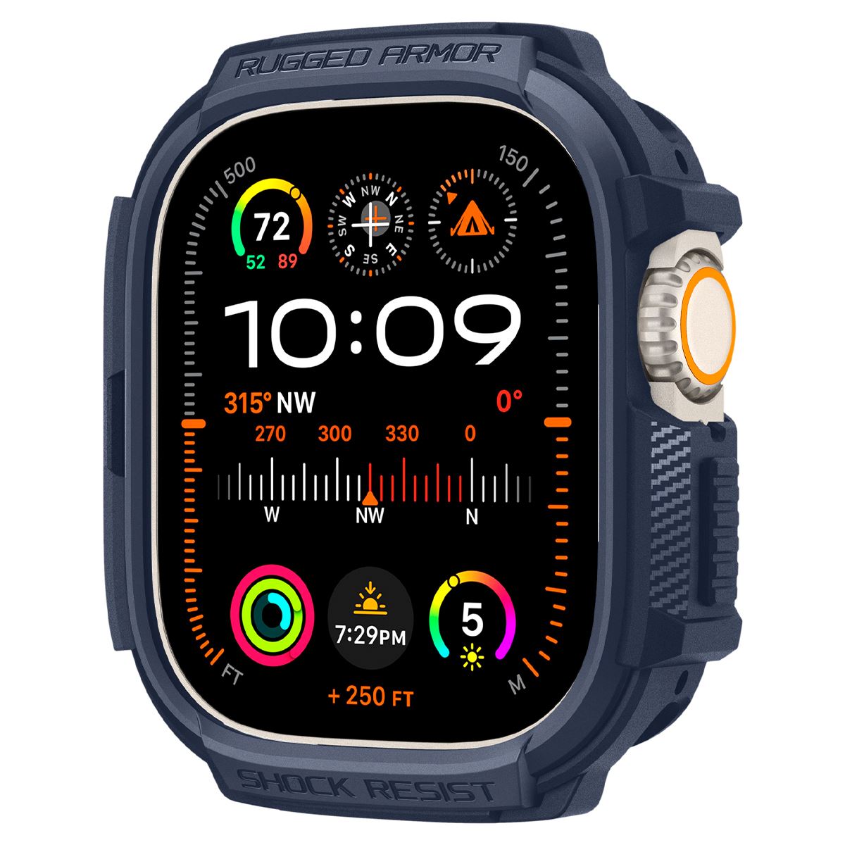 Spigen Rugged Armor, navy blue - Apple Watch Ultra 3/2/1 (2)