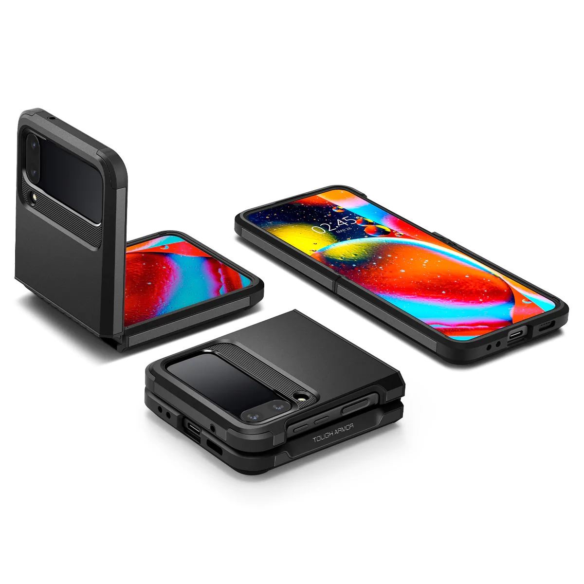 Spigen Tough Armor, black - Samsung Galaxy Z Flip4 (3)