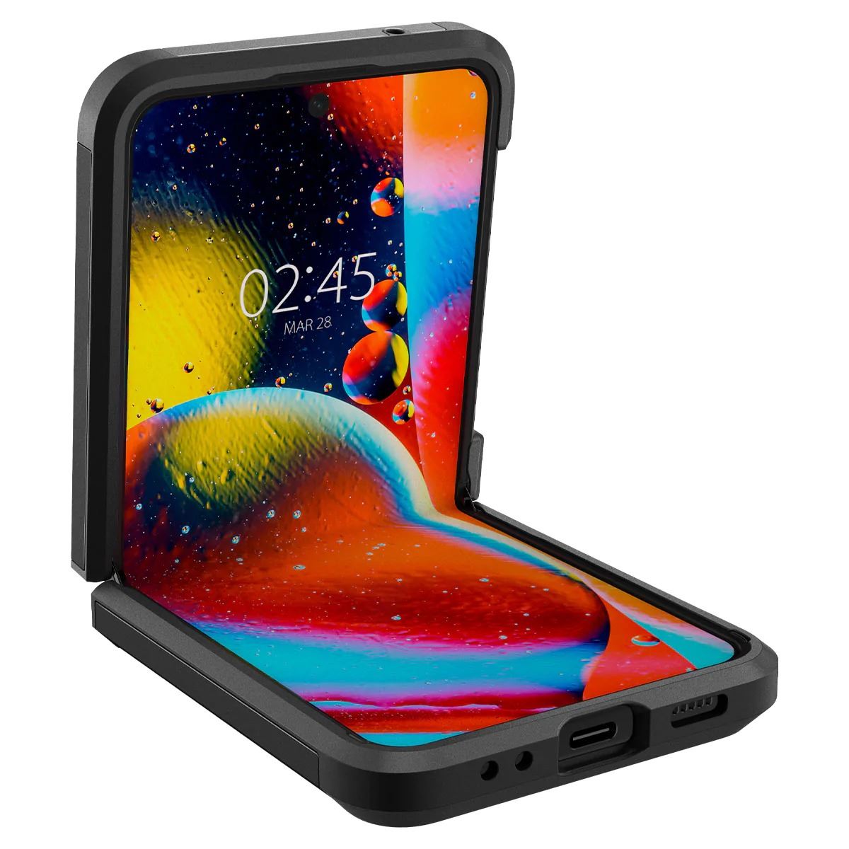 Spigen Tough Armor, black - Samsung Galaxy Z Flip4 (5)