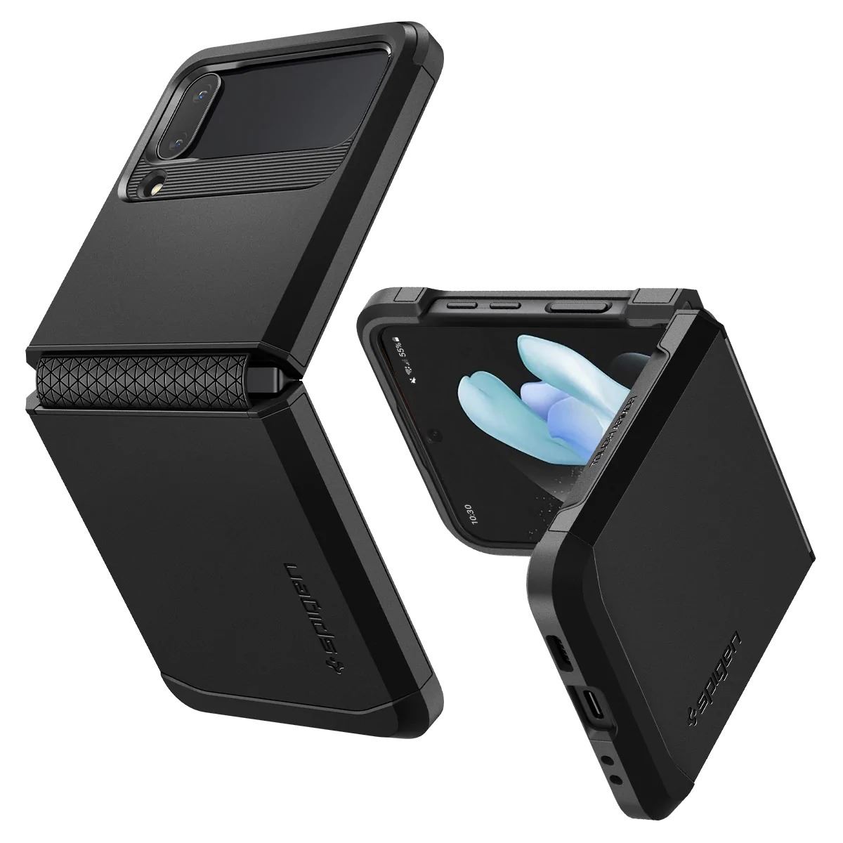 Spigen Tough Armor, black - Samsung Galaxy Z Flip4 (9)