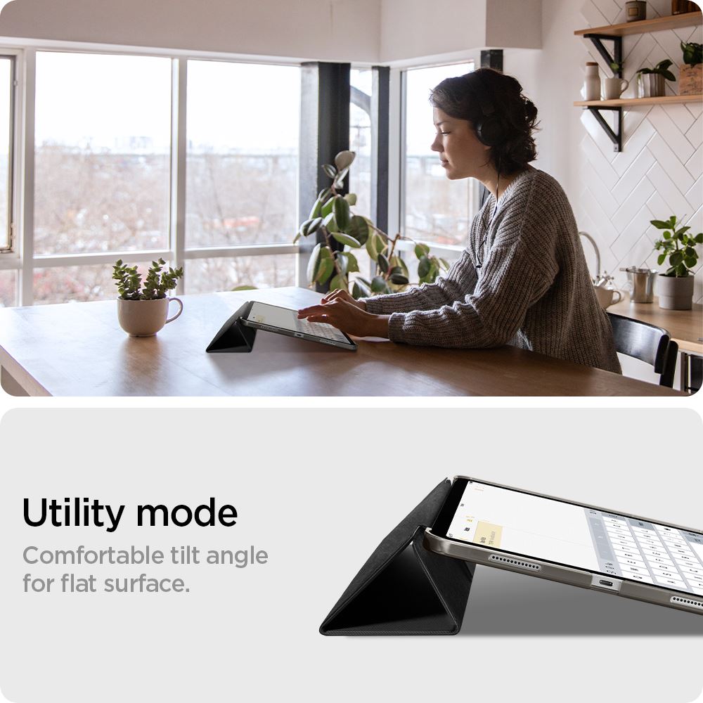 Spigen Liquid Air Folio, black - iPad Pro 11" (2022/2021) (6)