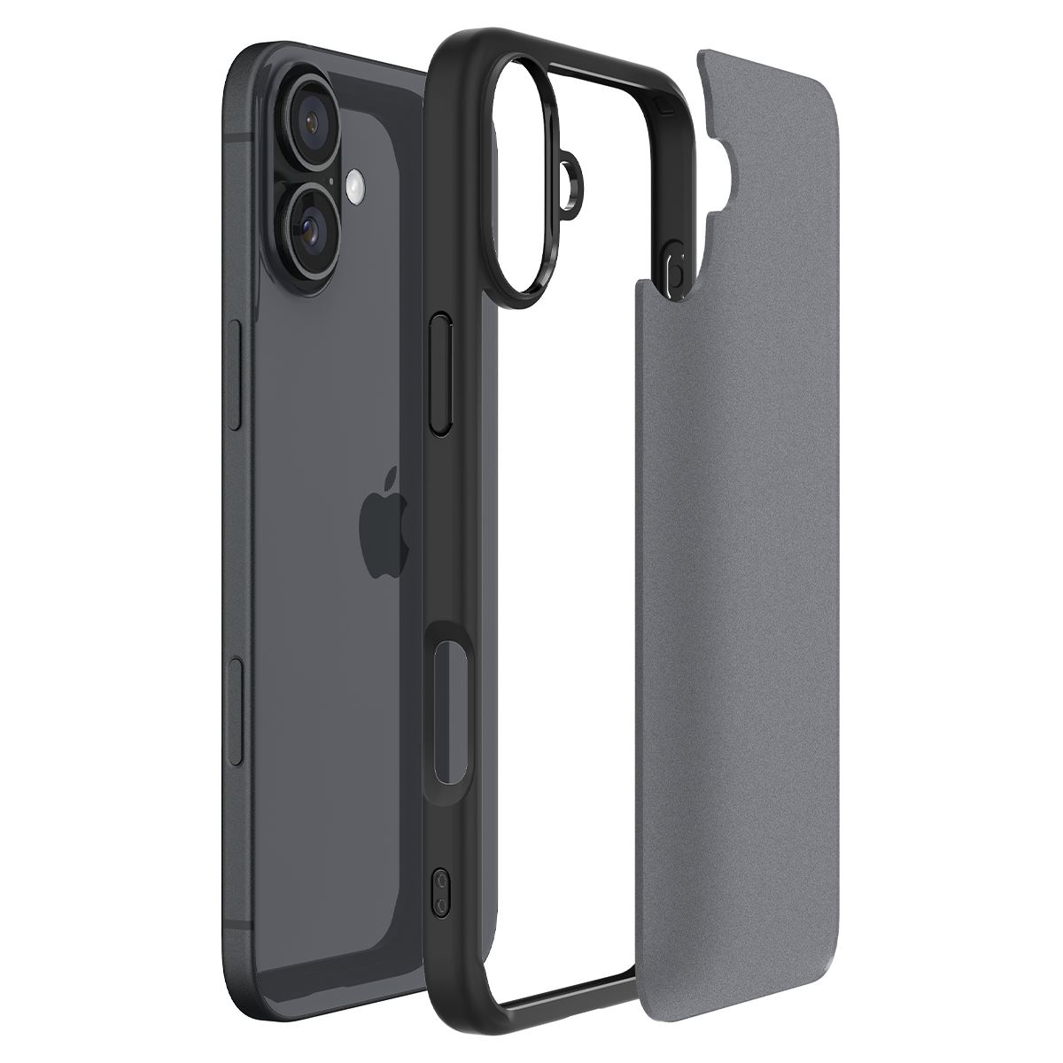 Spigen Ultra Hybrid, frost black - iPhone 16 (7)