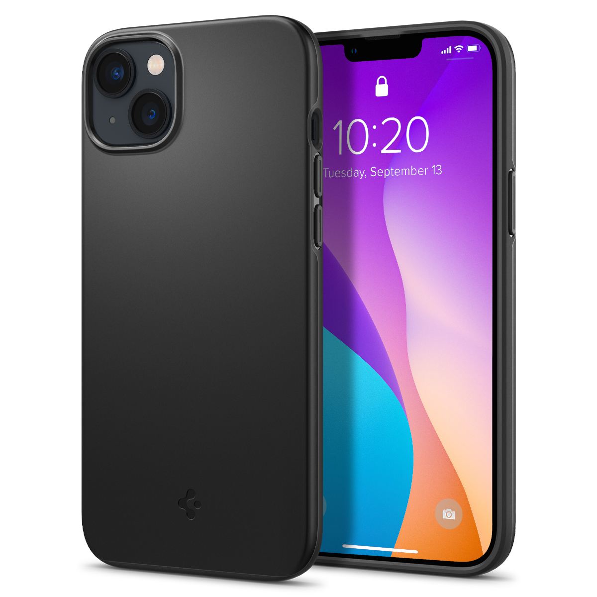 Spigen Thin Fit, black - iPhone 14 (1)