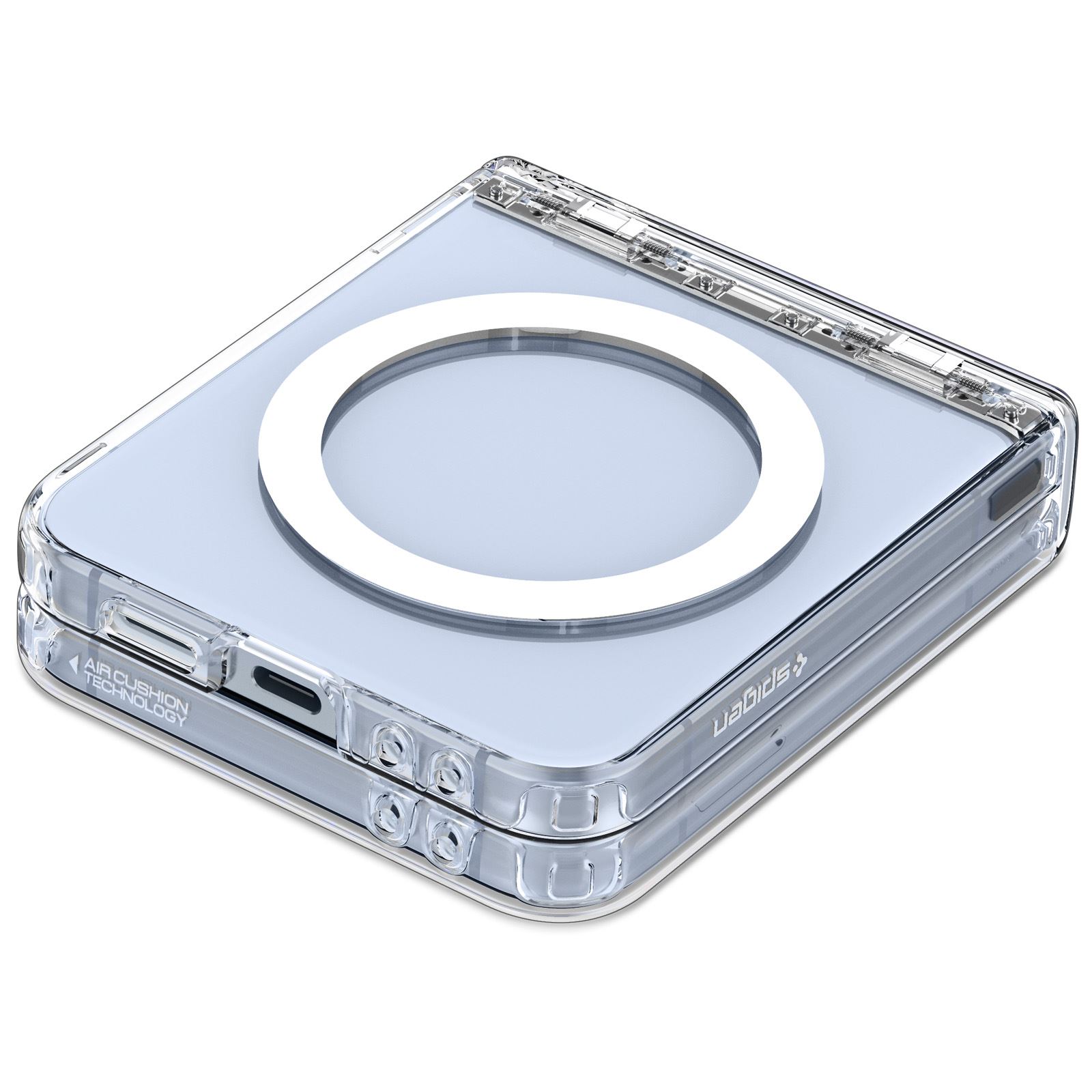 Spigen Ultra Hybrid Pro MagSafe, clear white - Samsung Galaxy Z Flip7 FE/Flip 6 (5)