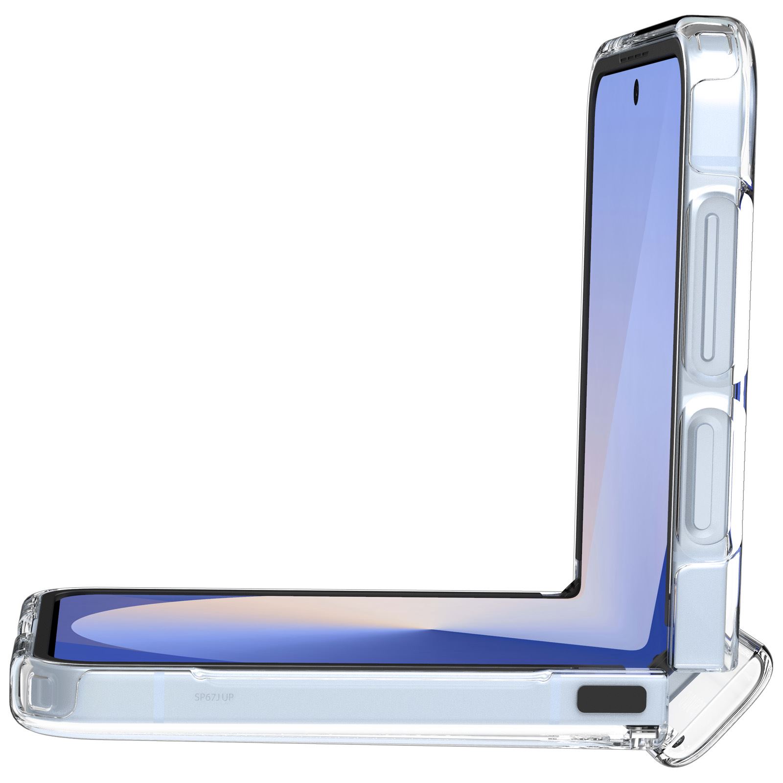 Spigen Ultra Hybrid Pro MagSafe, clear white - Samsung Galaxy Z Flip7 FE/Flip 6 (6)