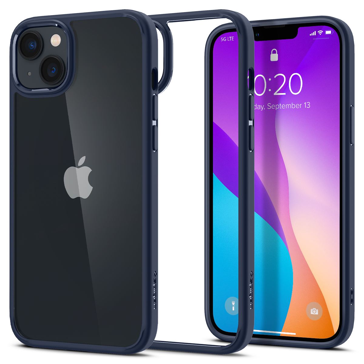 Spigen Crystal Hybrid, navy blue - iPhone 14 Plus (1)