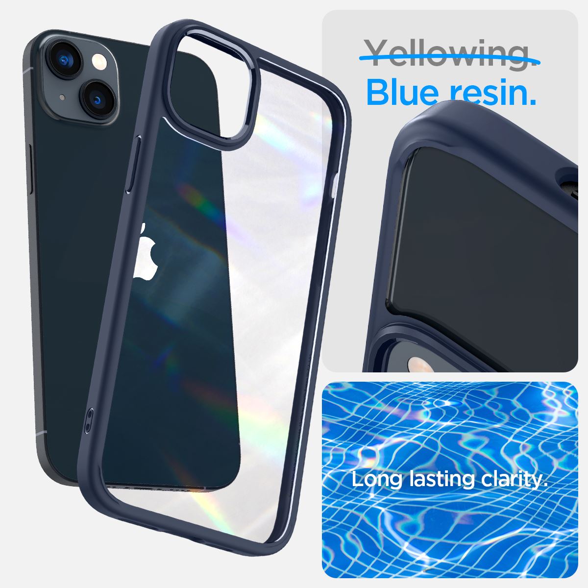 Spigen Crystal Hybrid, navy blue - iPhone 14 Plus (10)