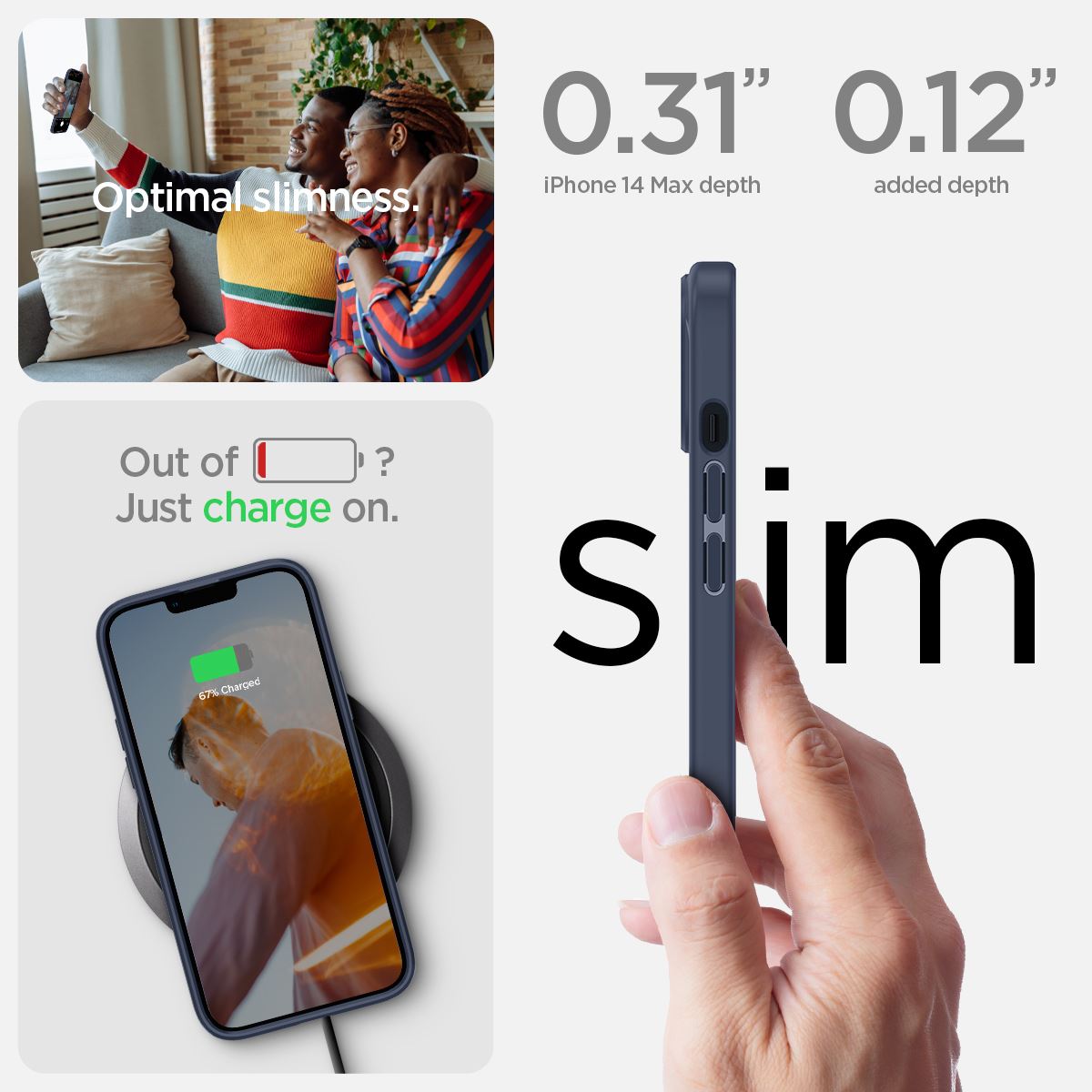 Spigen Crystal Hybrid, navy blue - iPhone 14 Plus (12)