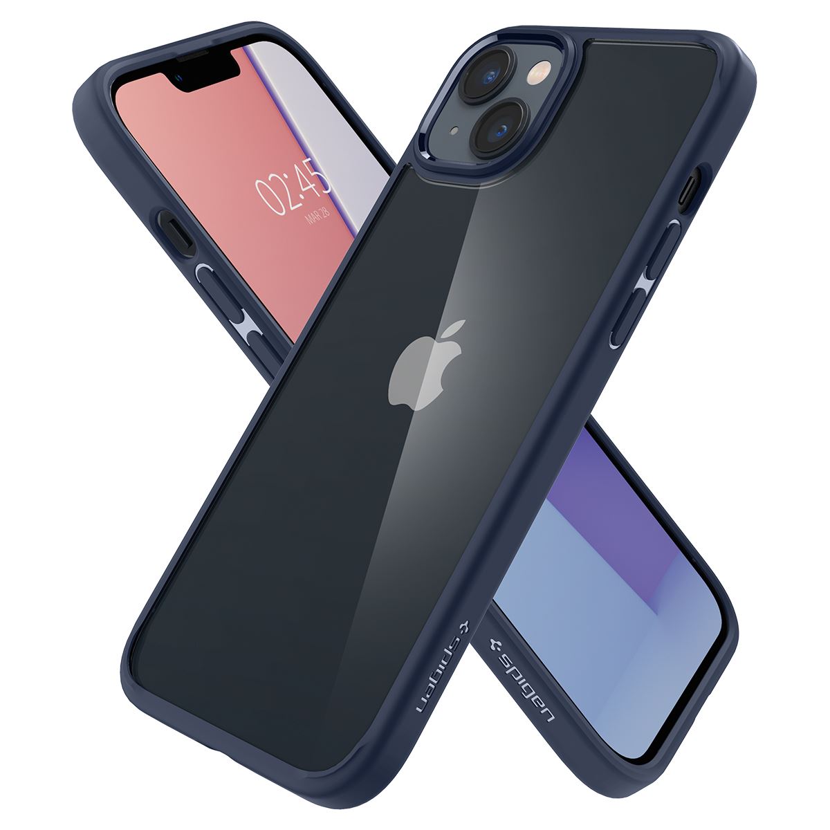 Spigen Crystal Hybrid, navy blue - iPhone 14 Plus (7)
