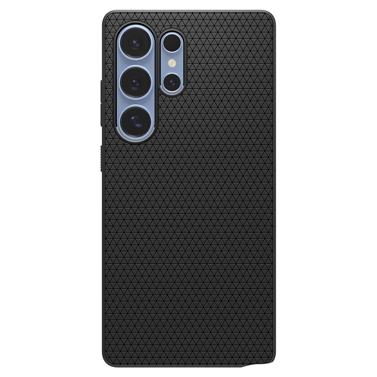 Spigen Liquid Air, matte black - Samsung Galaxy S25 Ultra (2)