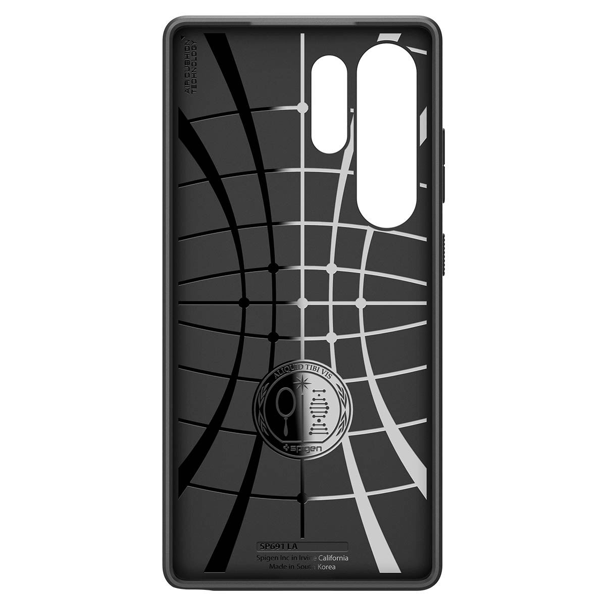 Spigen Liquid Air, matte black - Samsung Galaxy S25 Ultra (3)