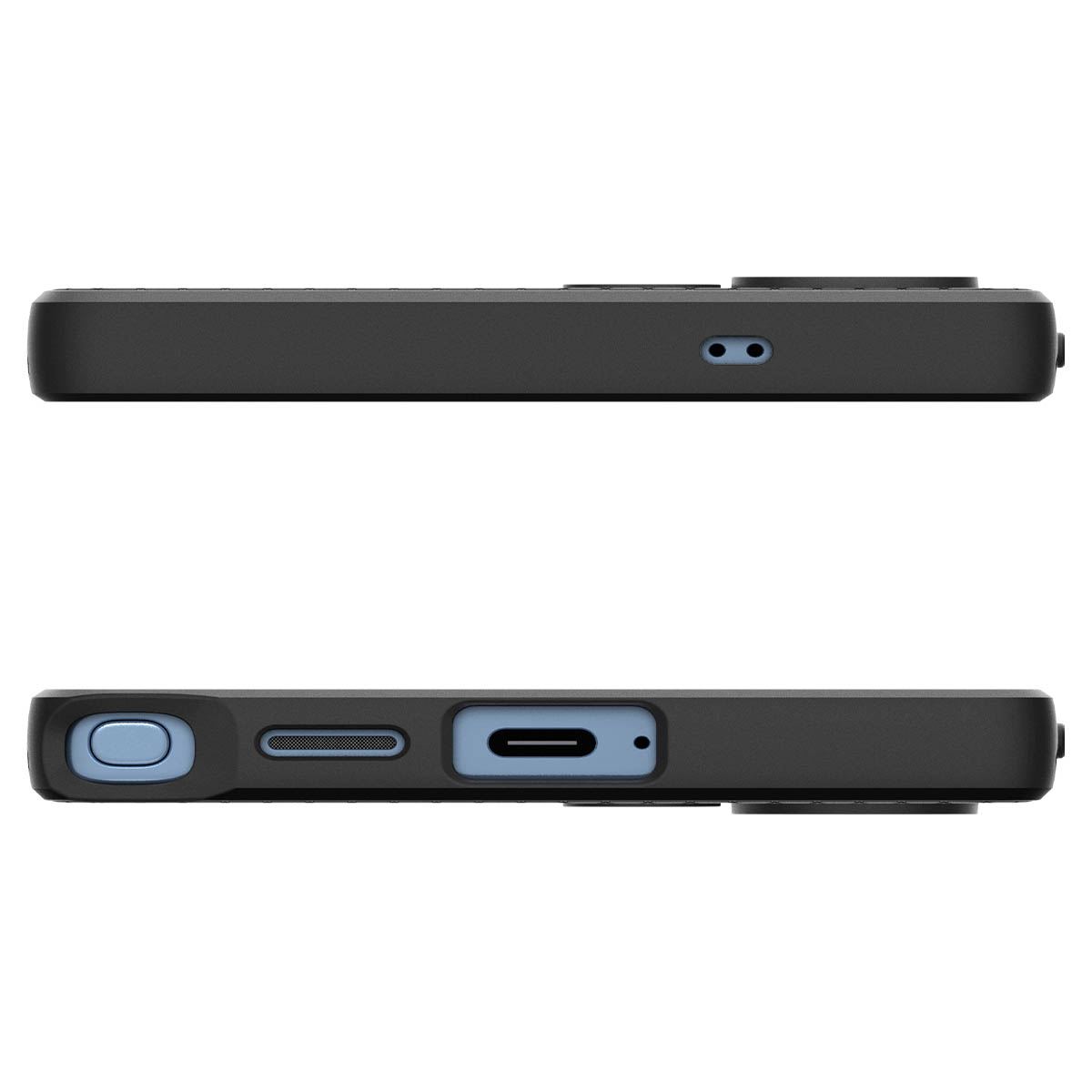 Spigen Liquid Air, matte black - Samsung Galaxy S25 Ultra (6)