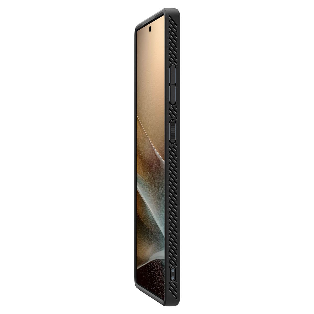 Spigen Liquid Air, matte black - Samsung Galaxy S25 Ultra (8)