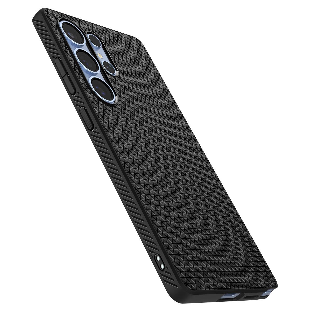 Spigen Liquid Air, matte black - Samsung Galaxy S25 Ultra (9)