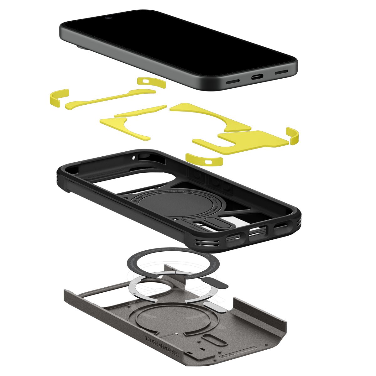 Spigen Tough Armor MagSafe, gunmetal - Google Pixel 11 (8)