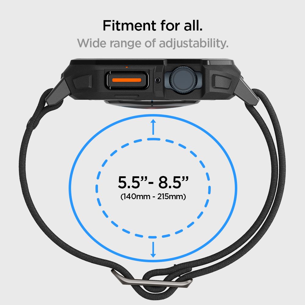 Spigen Lite Fit Pro, matte black - Apple Watch 45mm/44mm (14)