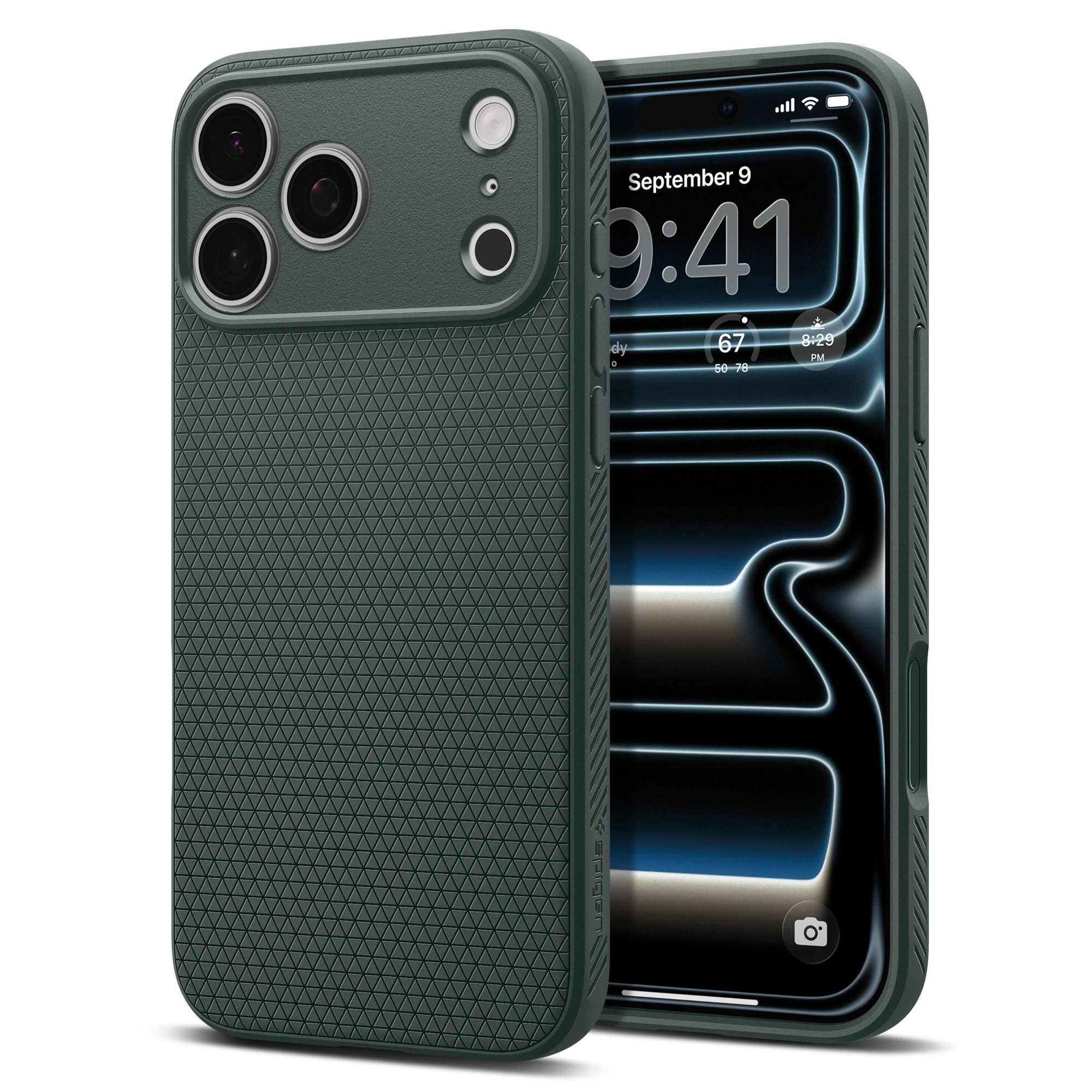 Spigen Liquid Air, abyss green - iPhone 18 Pro Max/17 Pro Max