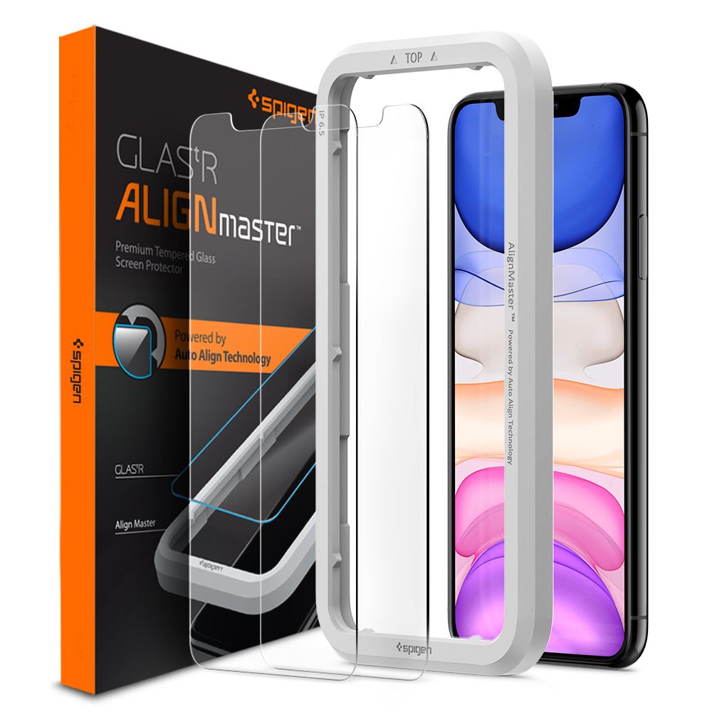 Spigen Align Glas.tR 2 pack - iPhone 11/XR (1)