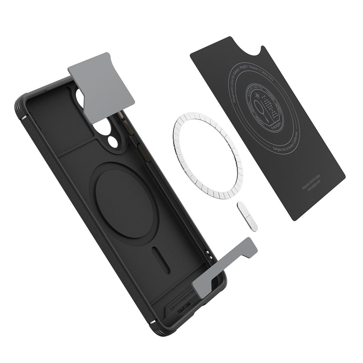 Spigen Core Armor MagSafe, matte black - Samsung Galaxy S25 Edge (8)