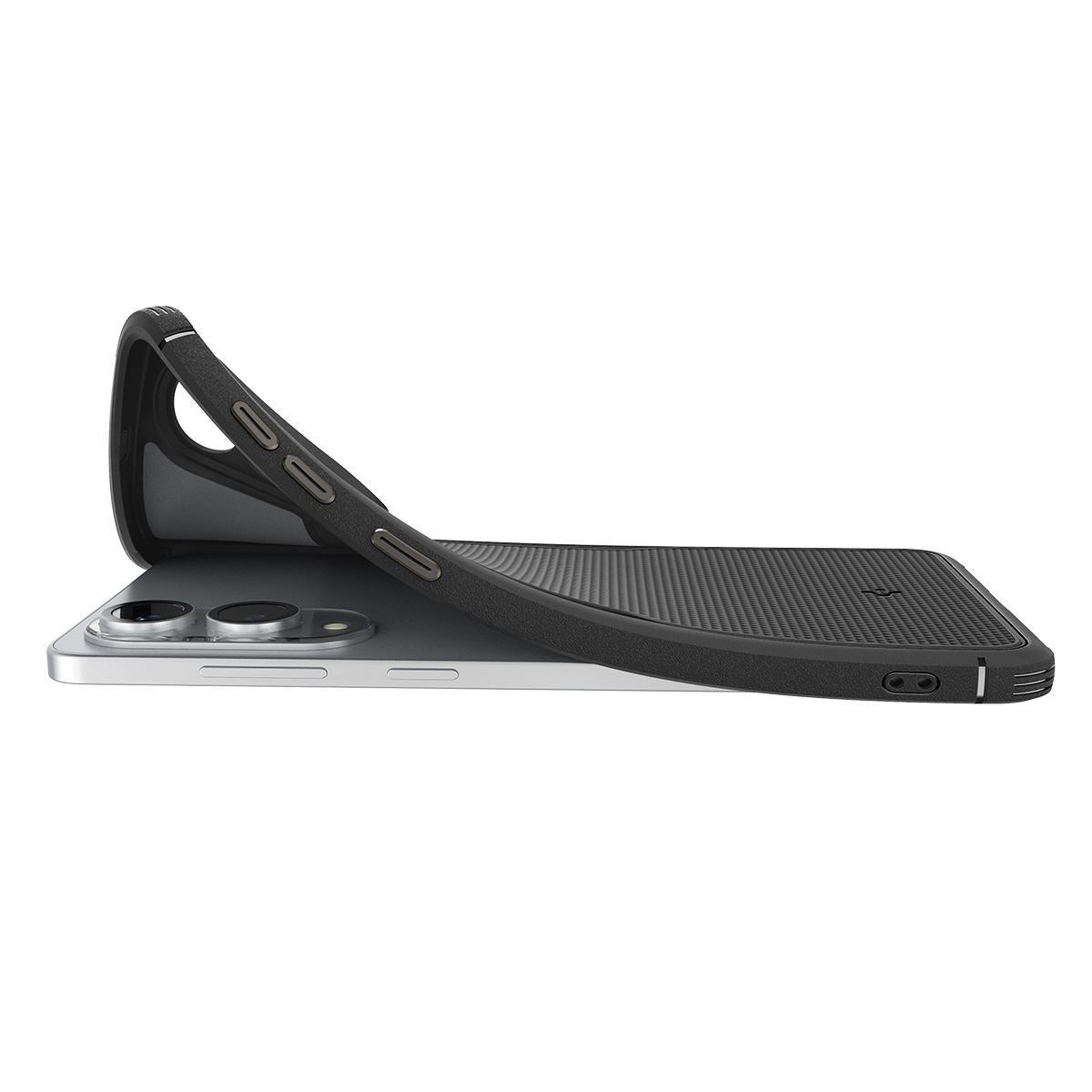 Spigen Core Armor MagSafe, matte black - Samsung Galaxy S25 Edge (9)