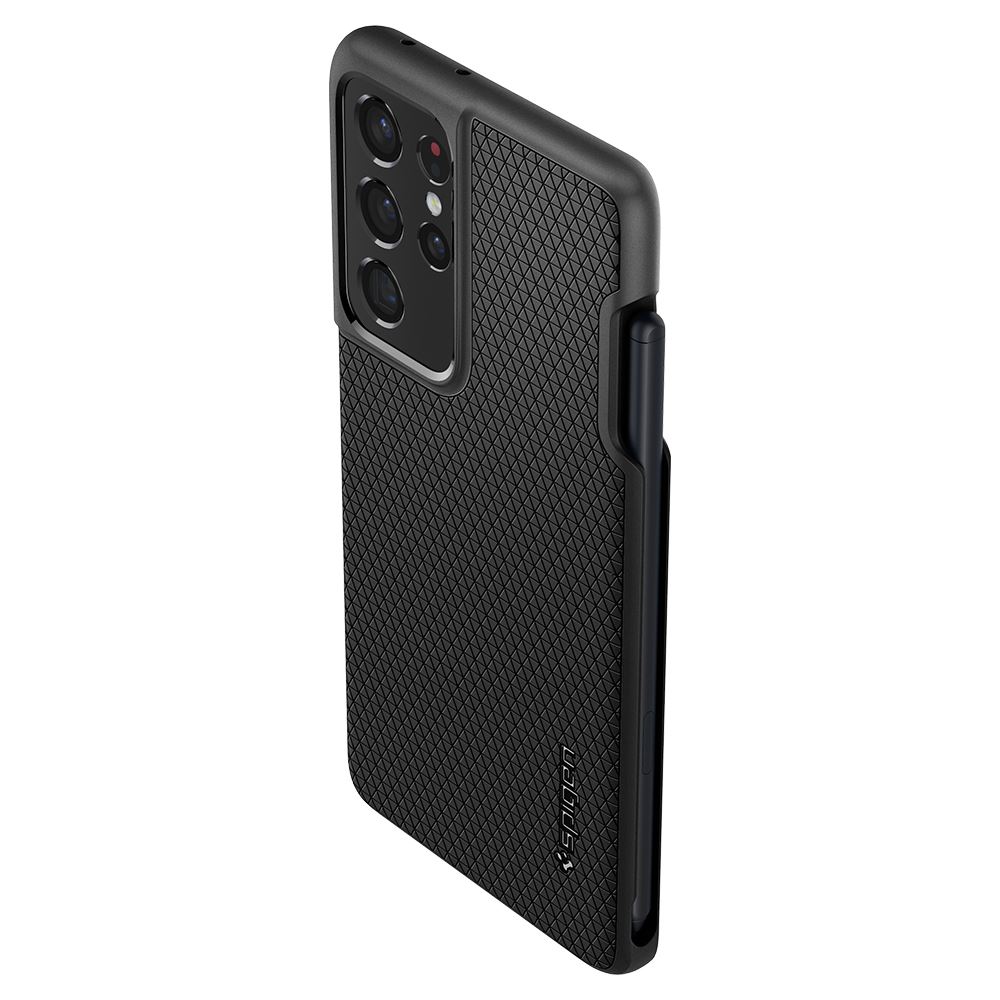 Spigen Liquid Air Pro, matte black - Samsung Galaxy S21 Ultra (8)