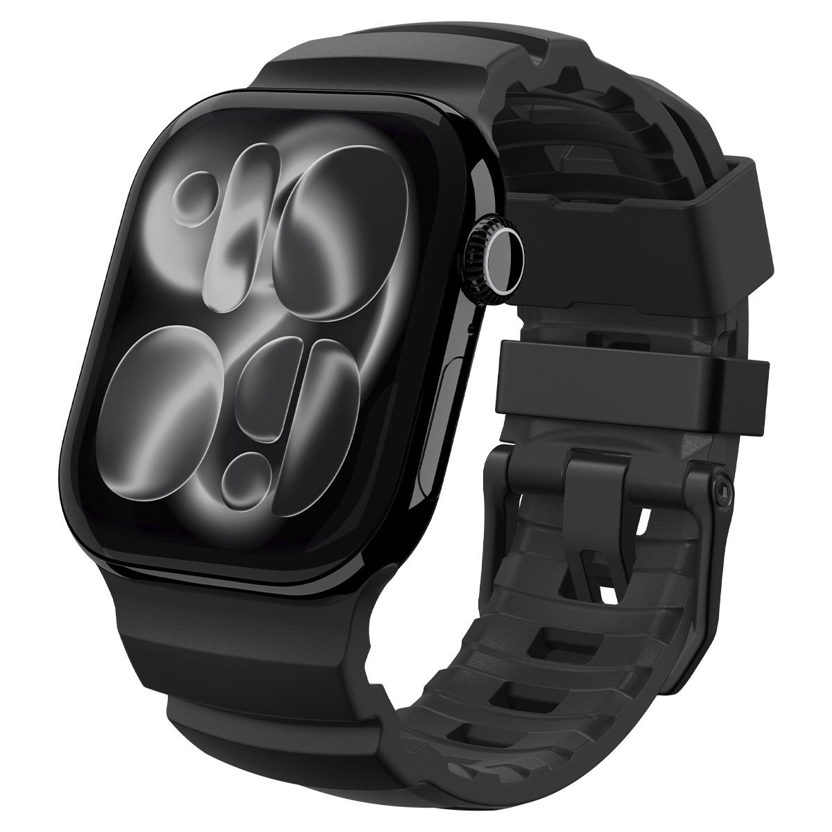 Spigen Silicone Band, black - Apple Watch 49mm/46mm/45mm/44mm (2)