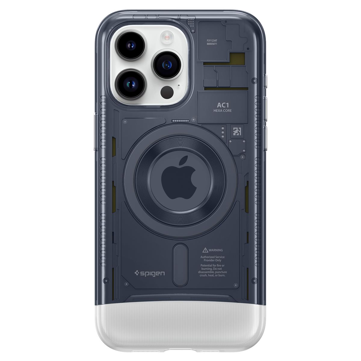 Spigen Classic C1 MagSafe, graphite - iPhone 15 Pro Max (1)